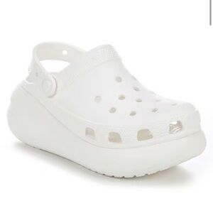 Crocs Classic Crush Platform White Unisex Mens 4 /Women’s 6